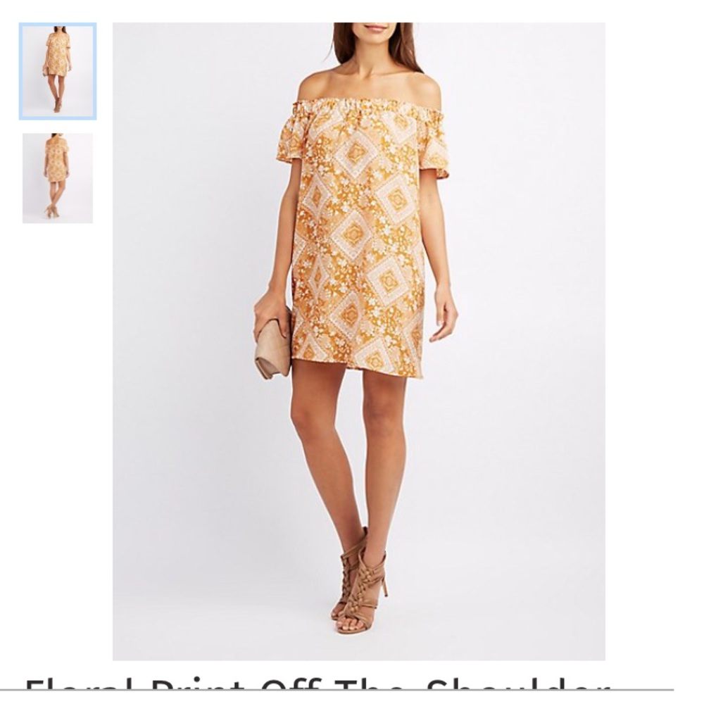 Off the shoulder dress